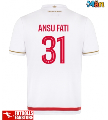 AS Monaco Ansu Fati #31 Hemmatröja 2025-26 Kortärmad